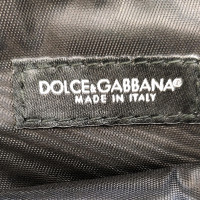 Dolce & Gabbana Clutch aus Leder in Schwarz