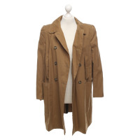 Carven Jacket/Coat Cotton in Brown