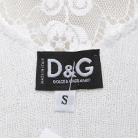 D&G Cardigan in bianco
