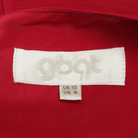 Goat Seidenkleid in Rot