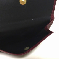 Givenchy Täschchen/Portemonnaie aus Leder in Bordeaux