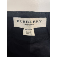 Burberry Trousers Linen in Black