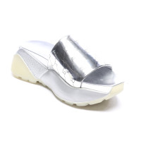 Stella McCartney Sandals Leather in Silvery