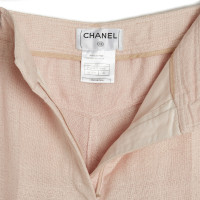Chanel Hose aus Seide in Nude