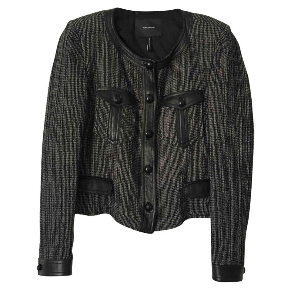 Isabel Marant Tweed and leather jacket