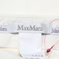Max Mara Paire de Pantalon en Crème
