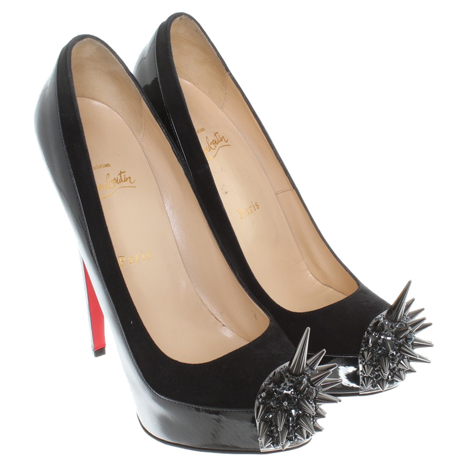 Christian Louboutin pumps with spiked studs