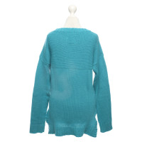 Dear Cashmere Top Wool in Turquoise