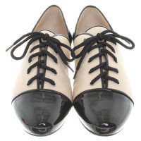 Walter Steiger Lace-up shoes in beige / black