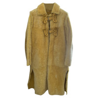 Fendi Jacket/Coat Fur in Yellow