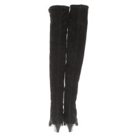 Sandro Boots Suede in Black