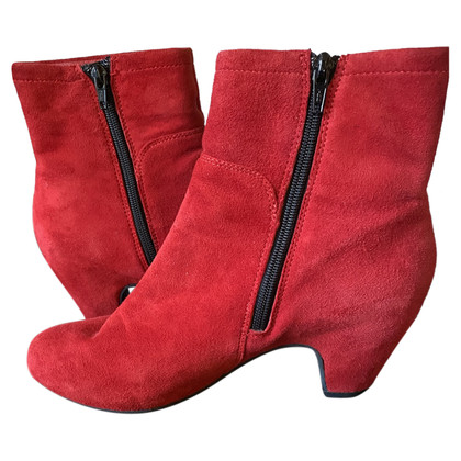 Högl Ankle boots Suede in Red