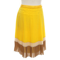 St. Emile Pleated skirt in tricolor