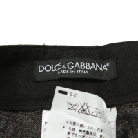 Dolce & Gabbana Trousers Linen in Black