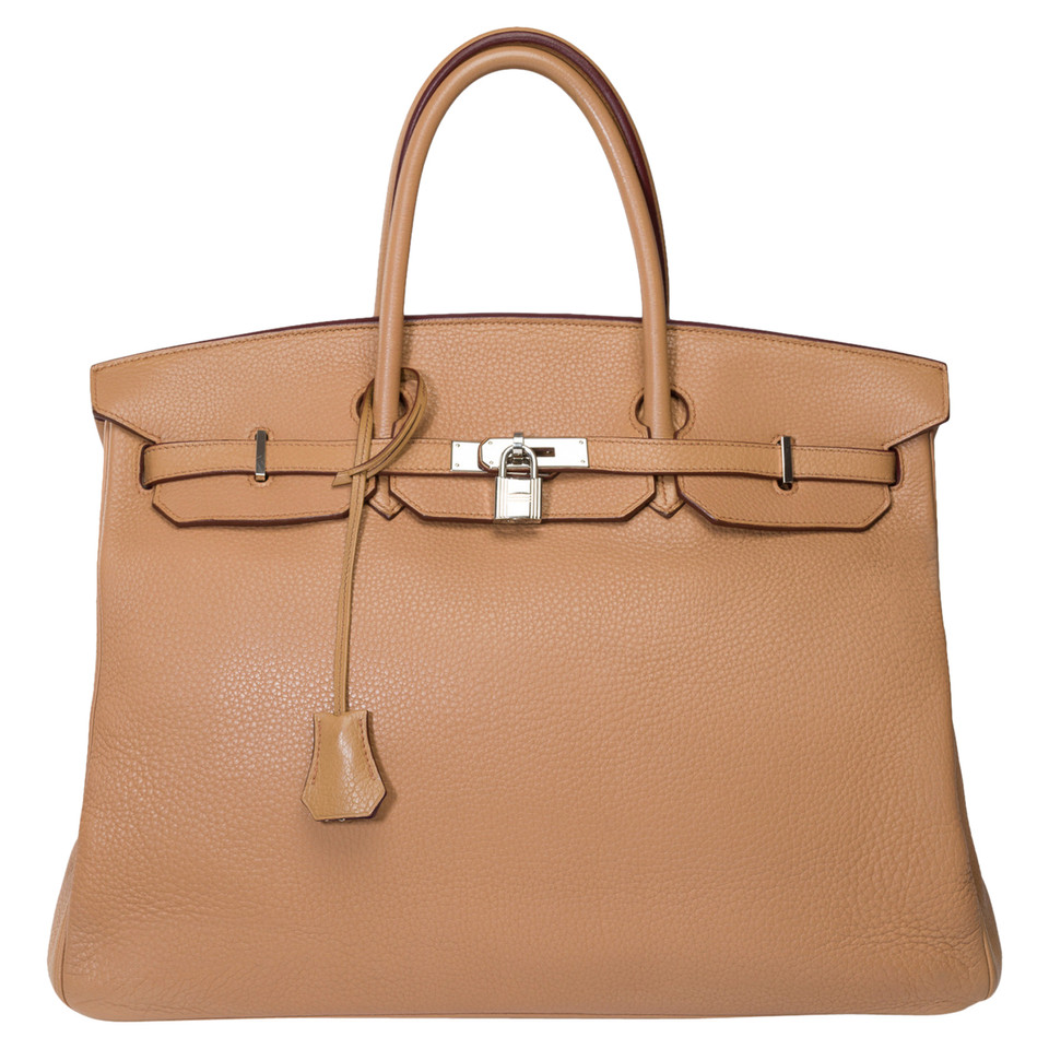 Hermès Birkin Bag 40 Leer in Goud
