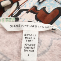 Diane Von Furstenberg Colorful wrap dress in silk