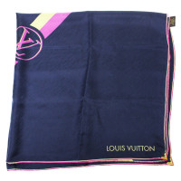 Louis Vuitton Sjaal Zijde in Blauw