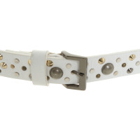 The Kooples Belt Leather in White
