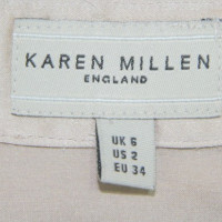 Karen Millen Zijden blouse in goud