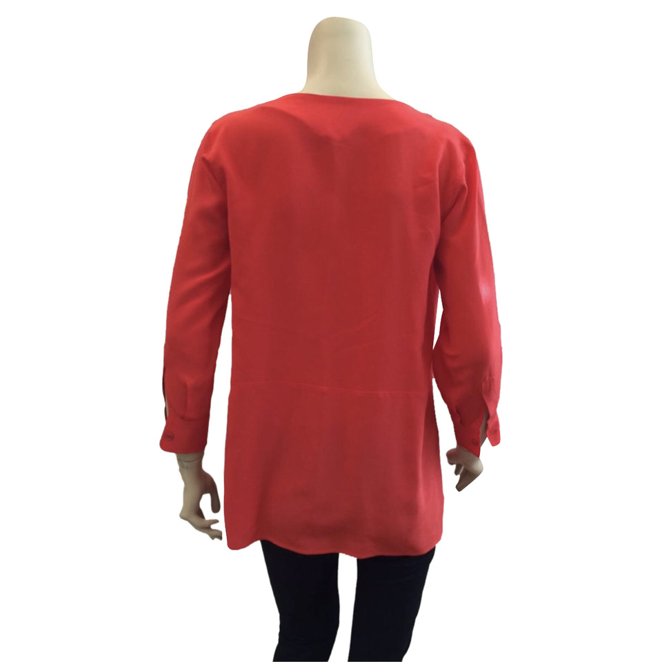 Etro Top Silk in Red
