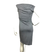 Stefanel zijden jurk in grijs