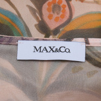 Max & Co Silk dress with floral pattern