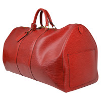 Louis Vuitton Keepall 60 Leather in Red