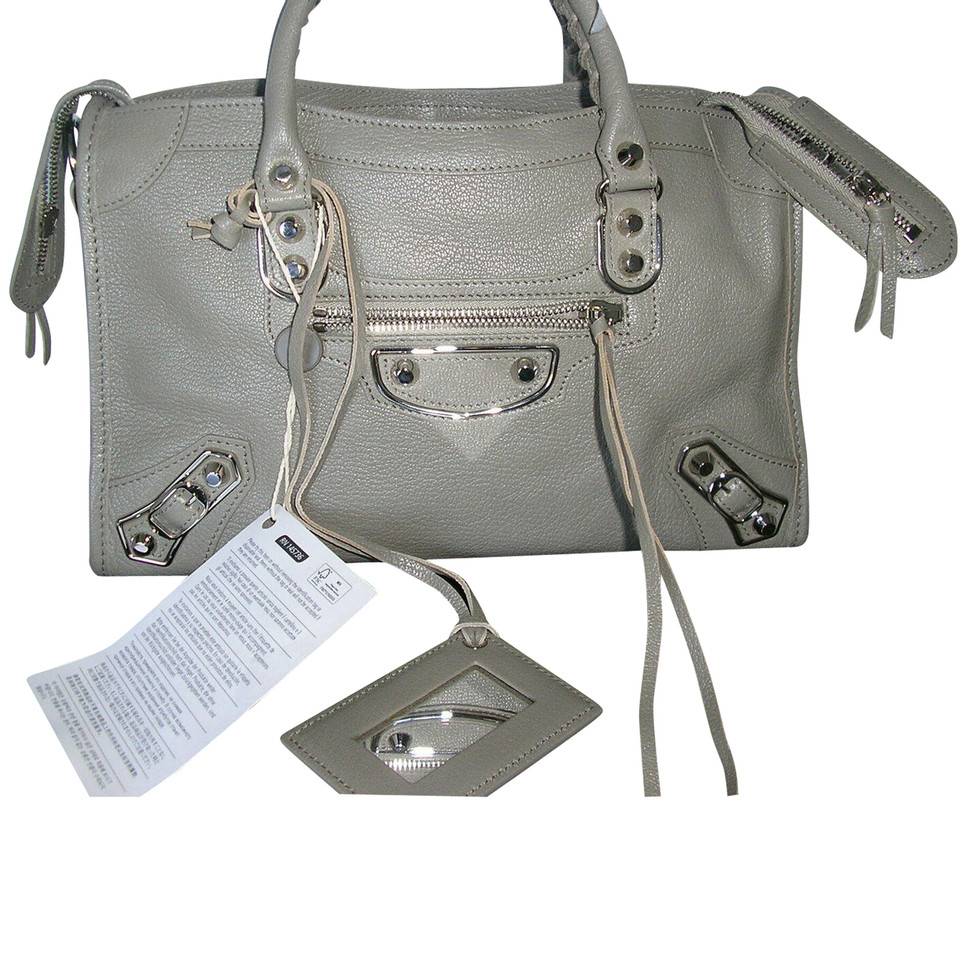 Balenciaga City Bag en Cuir en Taupe