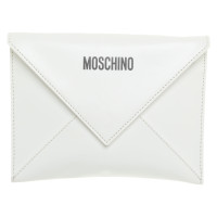 Moschino Shoulder bag Leather in White