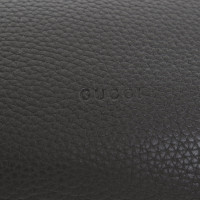 Gucci Bamboo Daily Top Handle Bag Leather in Black