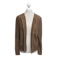 Riani Jacke/Mantel aus Wildleder in Khaki