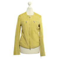 Iq Berlin Lime-colored leather jacket