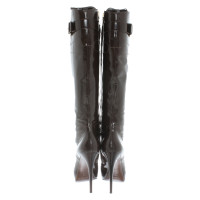 Gianmarco Lorenzi Boots Patent leather in Brown