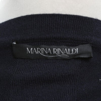 Marina Rinaldi Vest in marine blauw