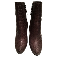Jean Michel Cazabat Booties with heels in crocodile leather