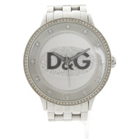 D&G Silberfarbene Armbanduhr