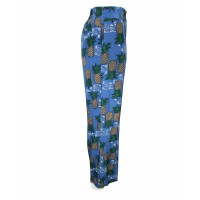 Sea Trousers Silk in Blue