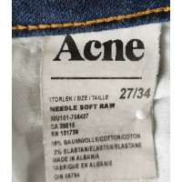 Acne Hose aus Baumwolle in Blau