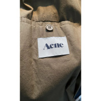 Acne Jacket/Coat Canvas in Khaki