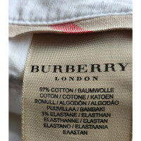 Burberry Trousers Cotton in White