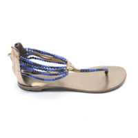 Giuseppe Zanotti Sandals Leather in Silvery