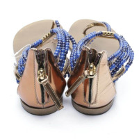 Giuseppe Zanotti Sandals Leather in Silvery