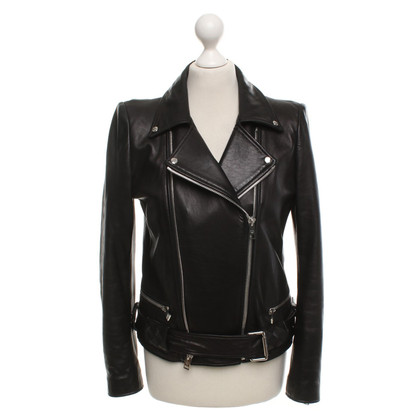 Mcm Leather jacket in black