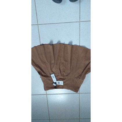 Riani Skirt Leather in Ochre