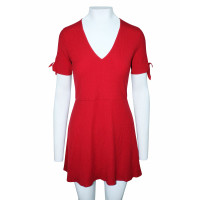 Reformation Dress Tencel in Red