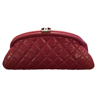 Chanel Timeless Clutch Leather in Red