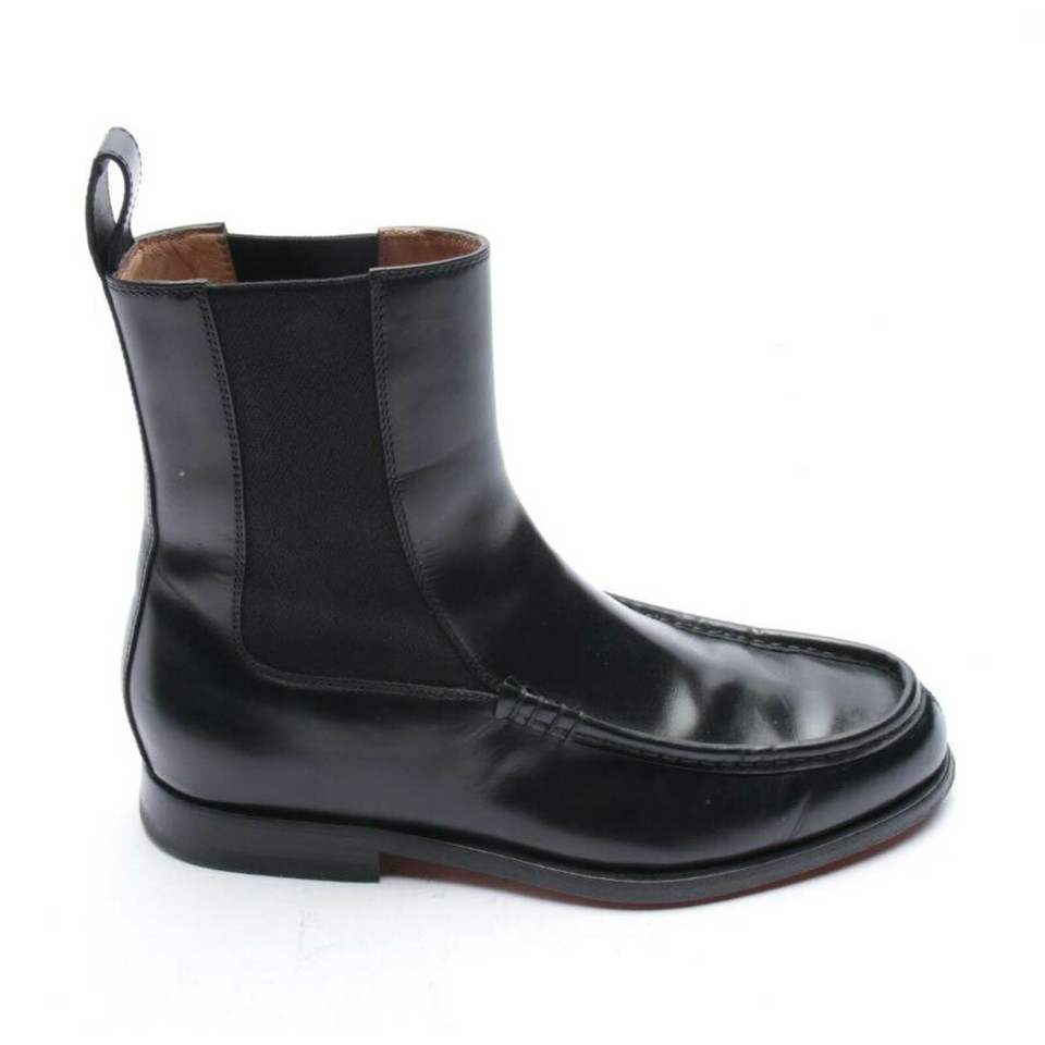 Santoni Ankle boots Leather in Black