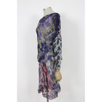 Ermanno Scervino Kleid aus Seide in Violett