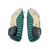 Charlotte Olympia Sandals Leather in Green