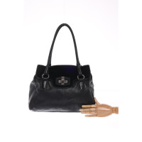 Abro Handbag Leather in Black